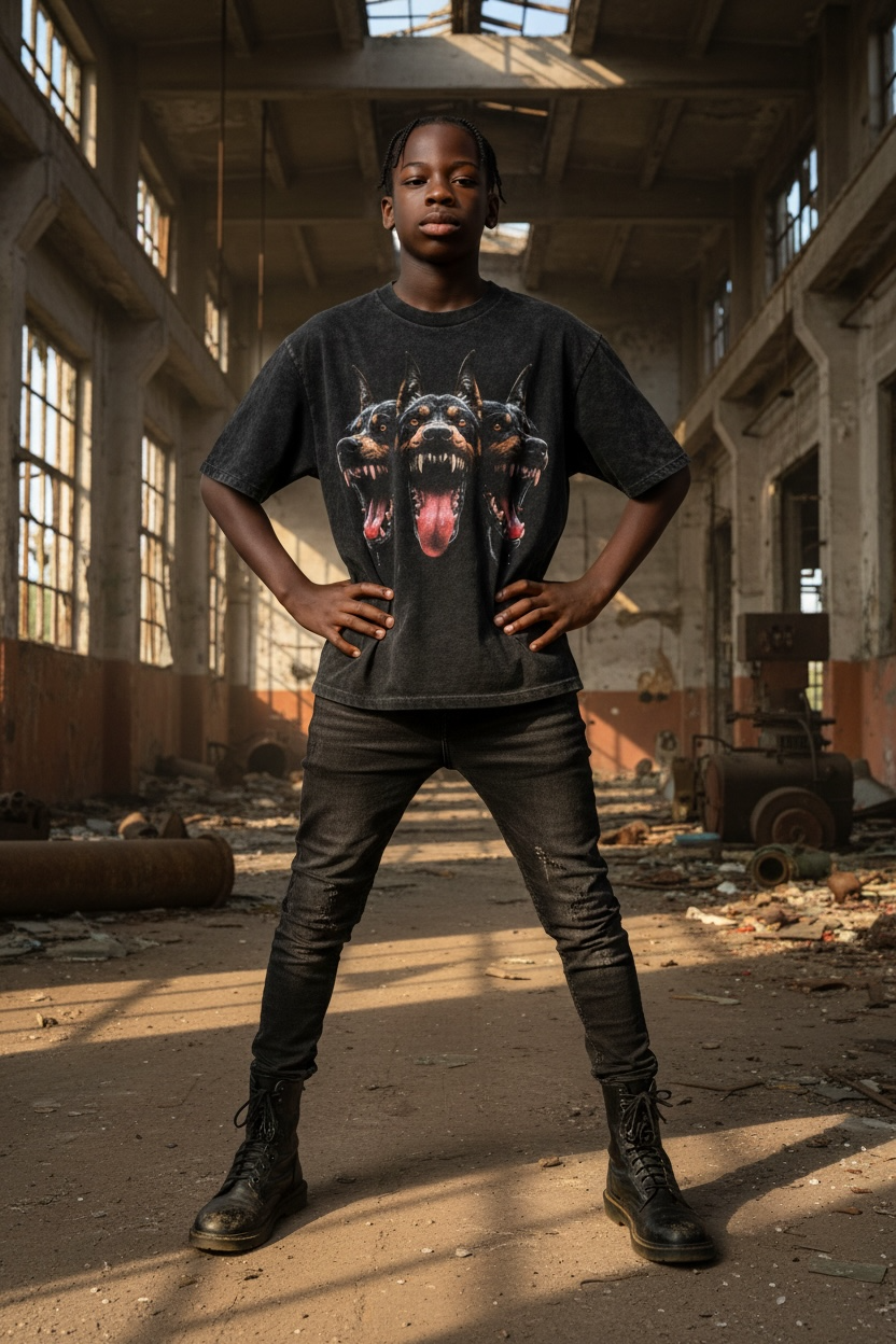 DOBERMAN | ACIDWASH OVERSIZED TEE