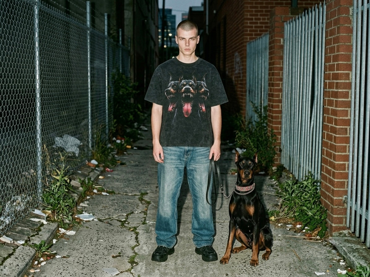 DOBERMAN | ACIDWASH OVERSIZED TEE