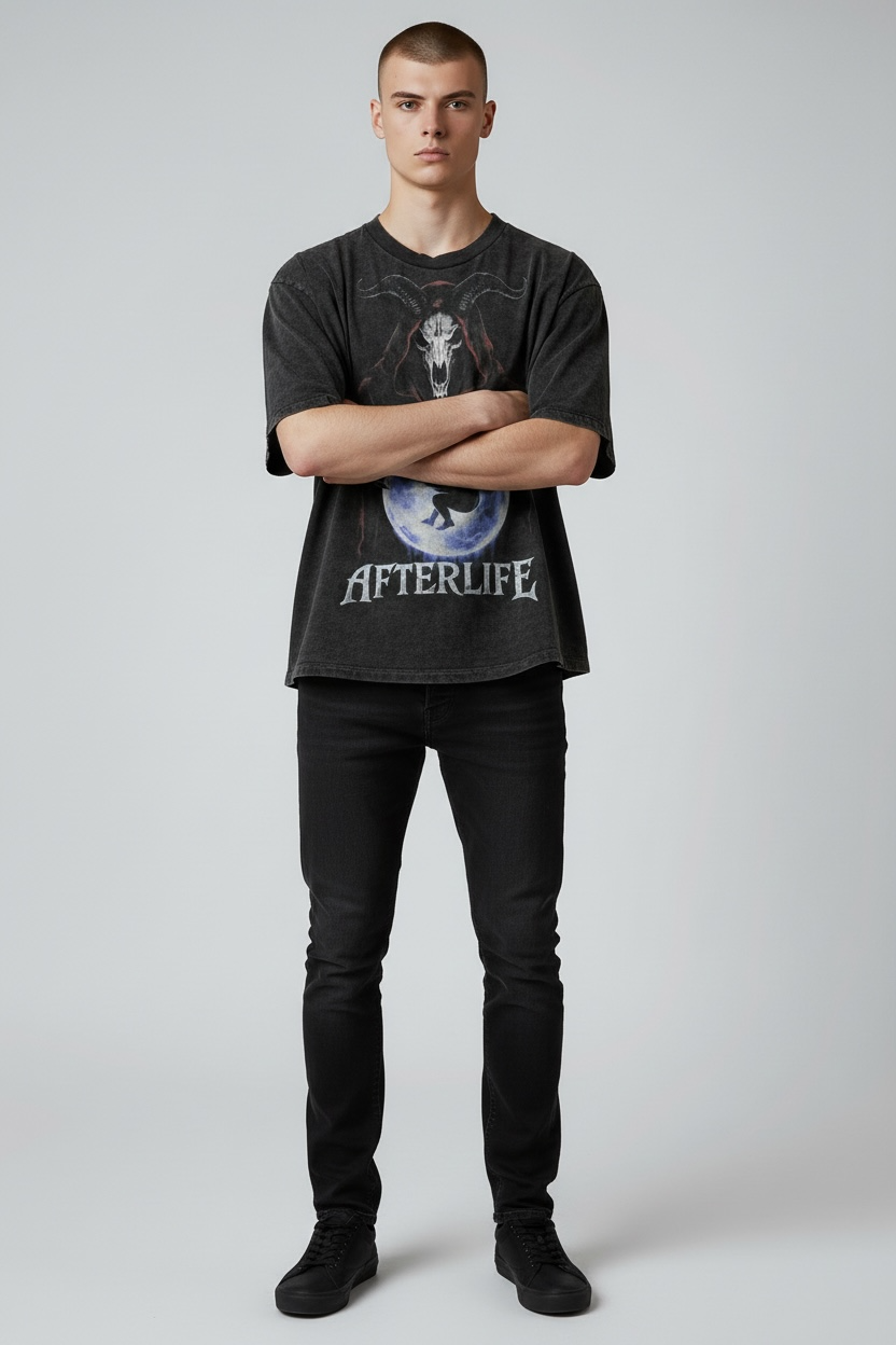 AFTERLIFE | ACIDWASH OVERSIZED TEE