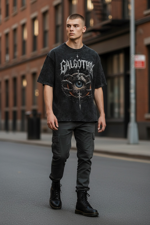 GALGOTHIX | ACIDWASH OVERSIZED TEE