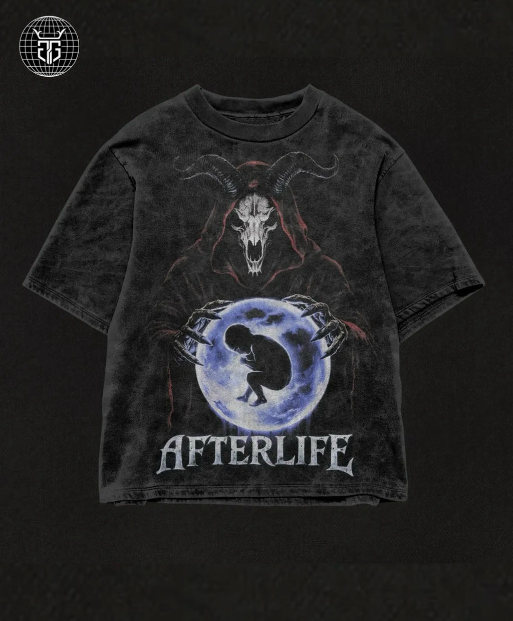 AFTERLIFE | ACIDWASH OVERSIZED TEE