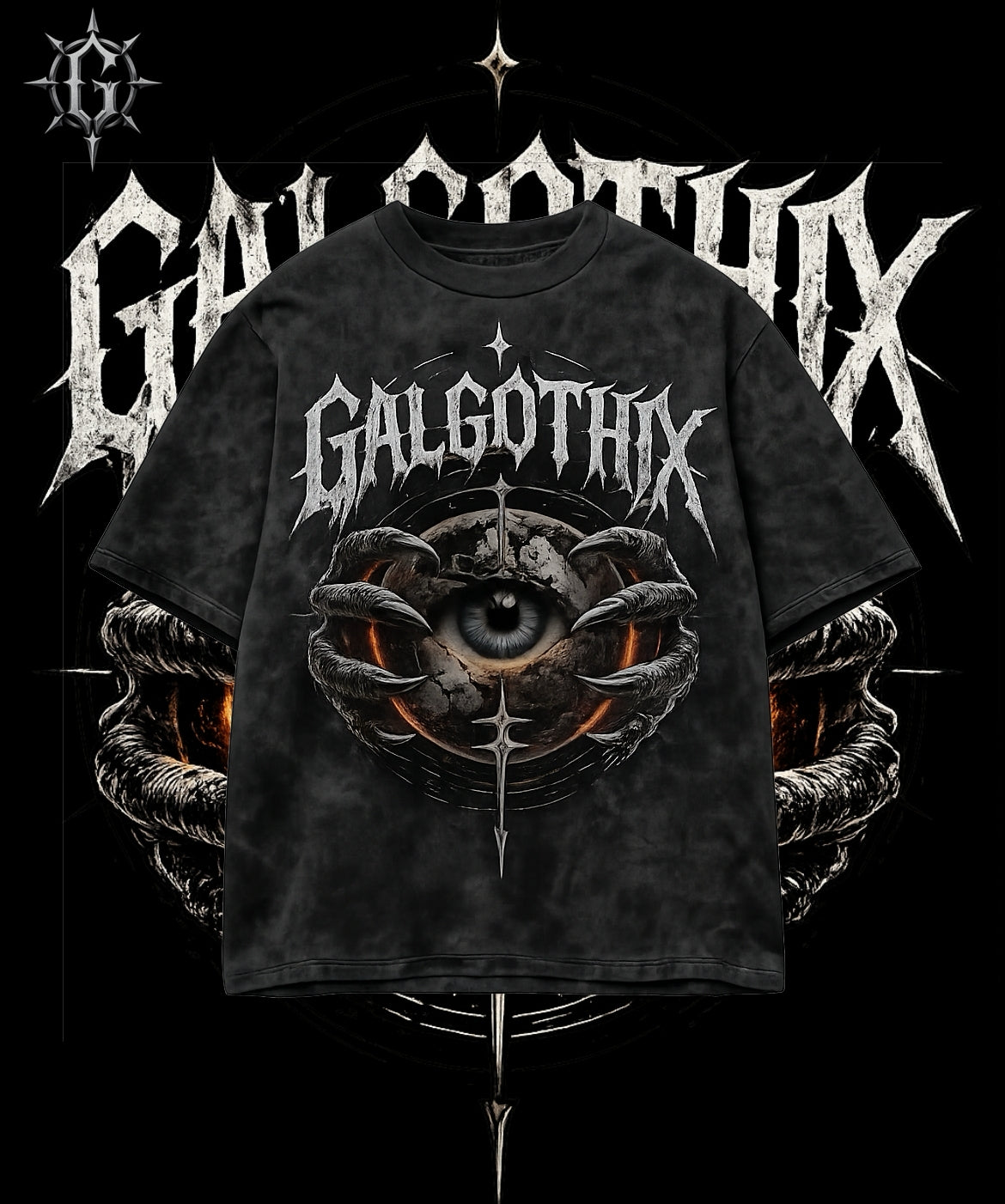 GALGOTHIX | ACIDWASH OVERSIZED TEE