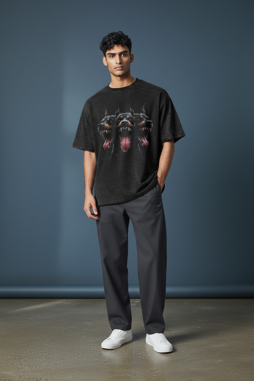 DOBERMAN | ACIDWASH OVERSIZED TEE