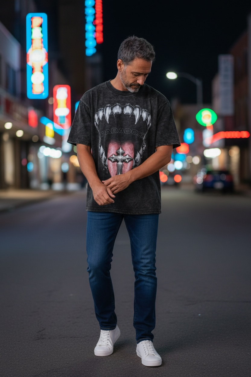 PARADOX | ACIDWASH OVERSIZED TEE