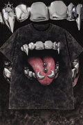 BARBELL BITE | ACIDWASH OVERSIZED TEE