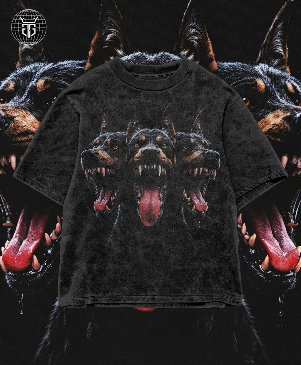 DOBERMAN | ACIDWASH OVERSIZED TEE