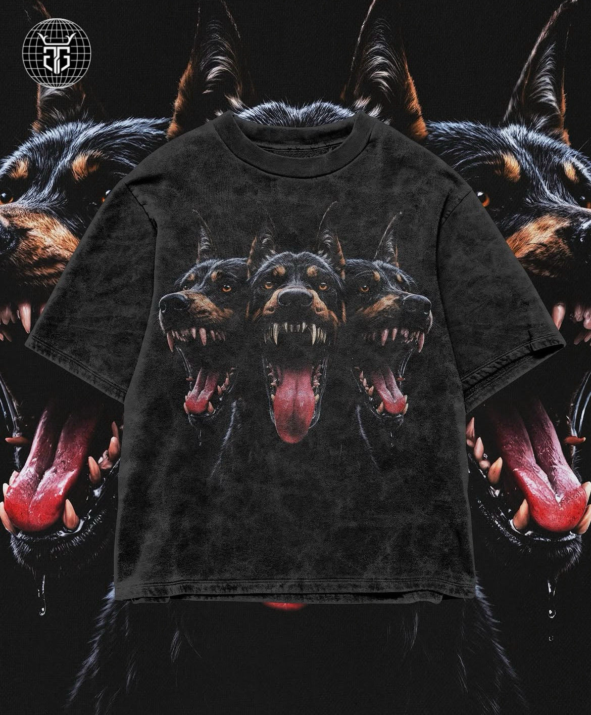 DOBERMAN | ACIDWASH OVERSIZED TEE