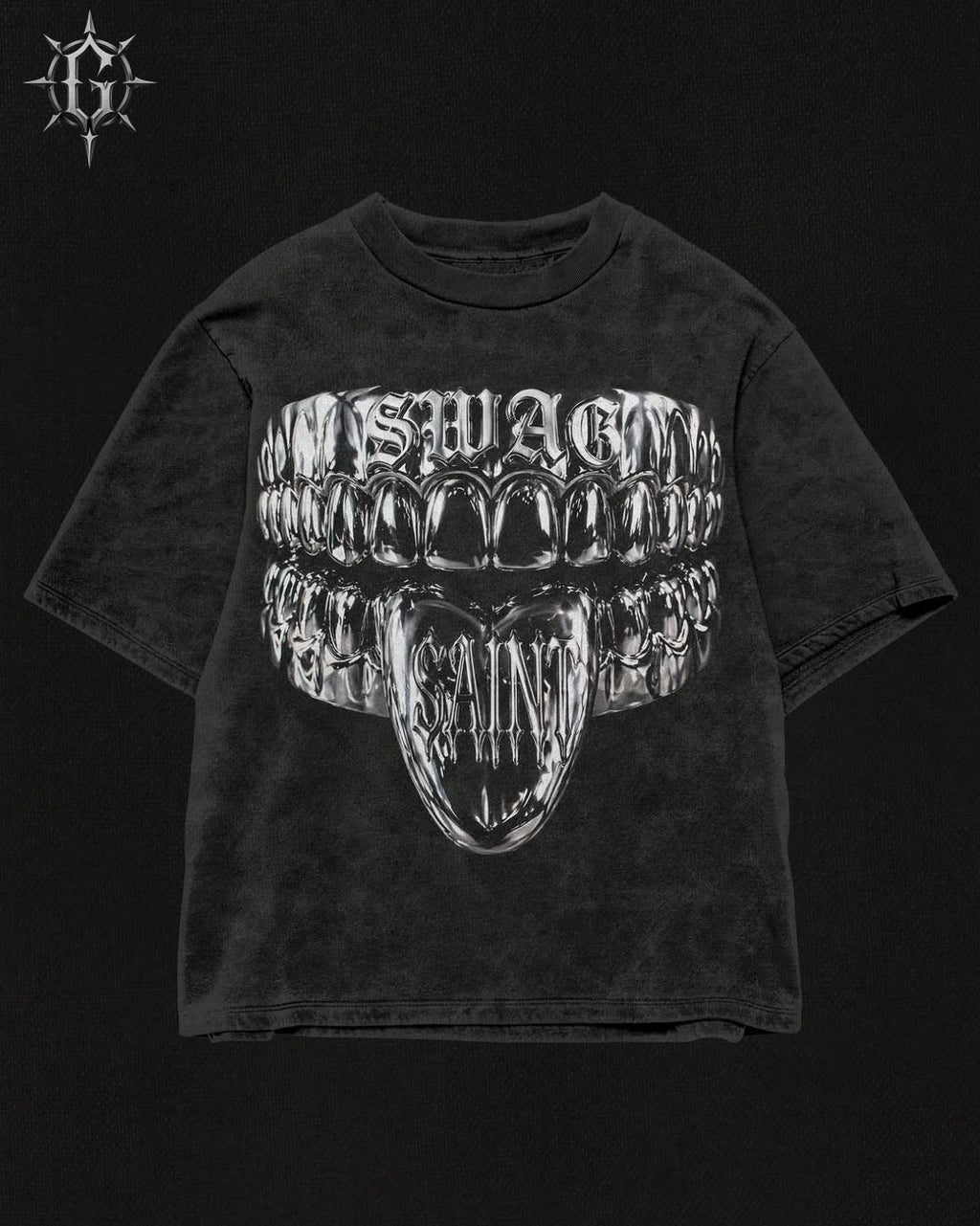 SWAG SAINT | ACIDWASH OVERSIZED TEE