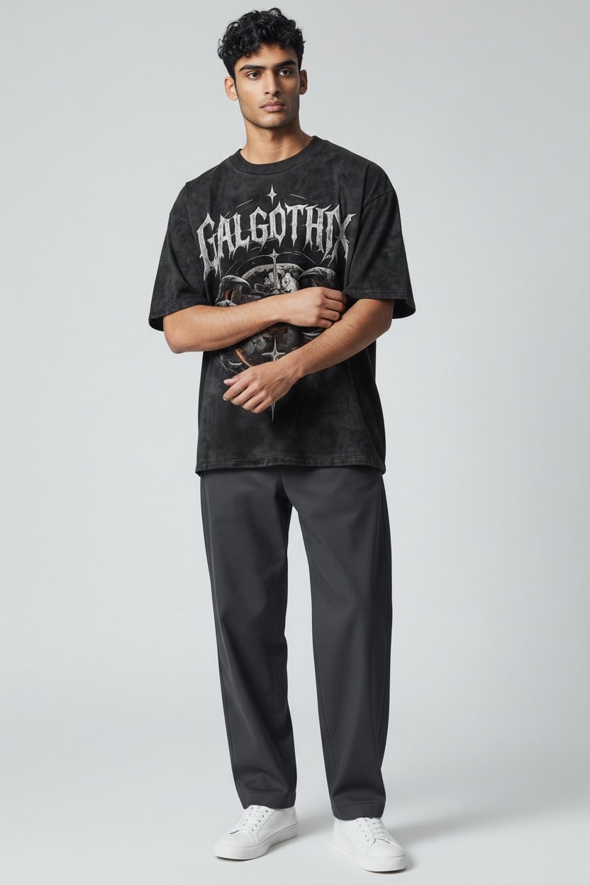 GALGOTHIX | ACIDWASH OVERSIZED TEE