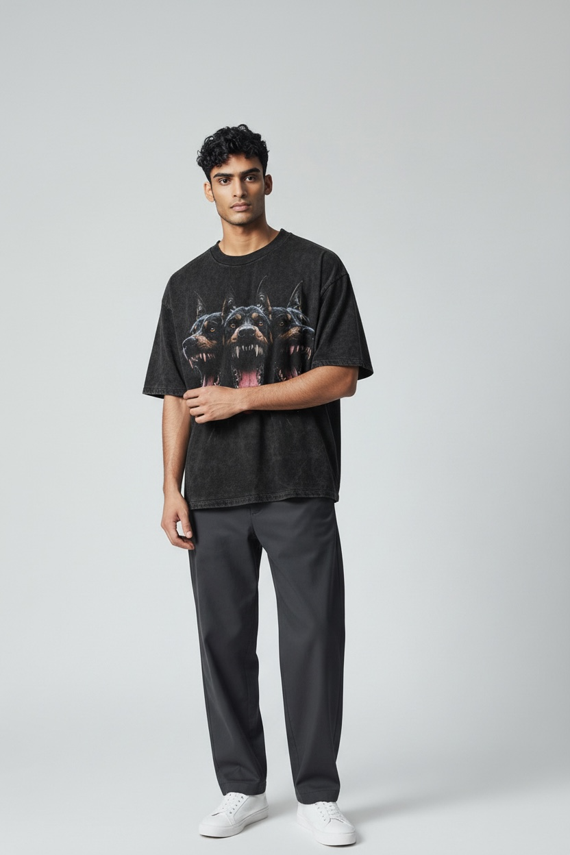 DOBERMAN | ACIDWASH OVERSIZED TEE