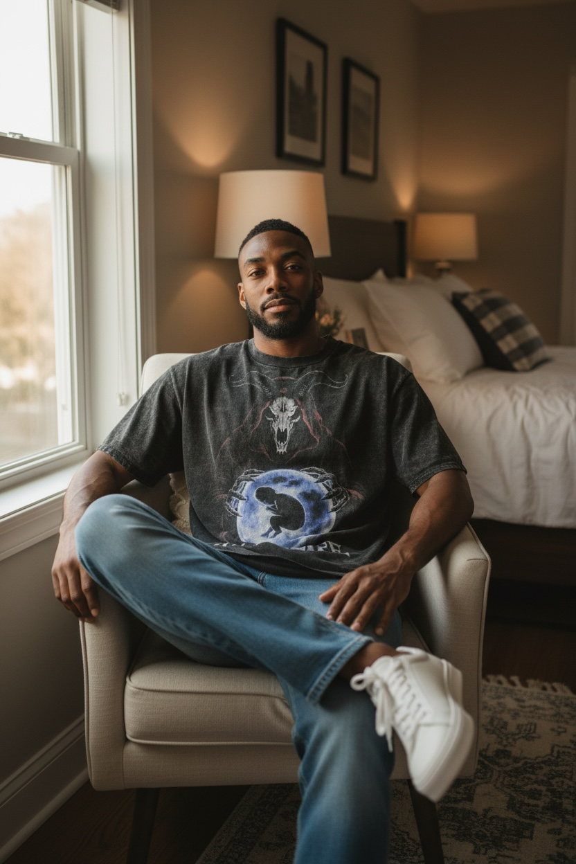 AFTERLIFE | ACIDWASH OVERSIZED TEE