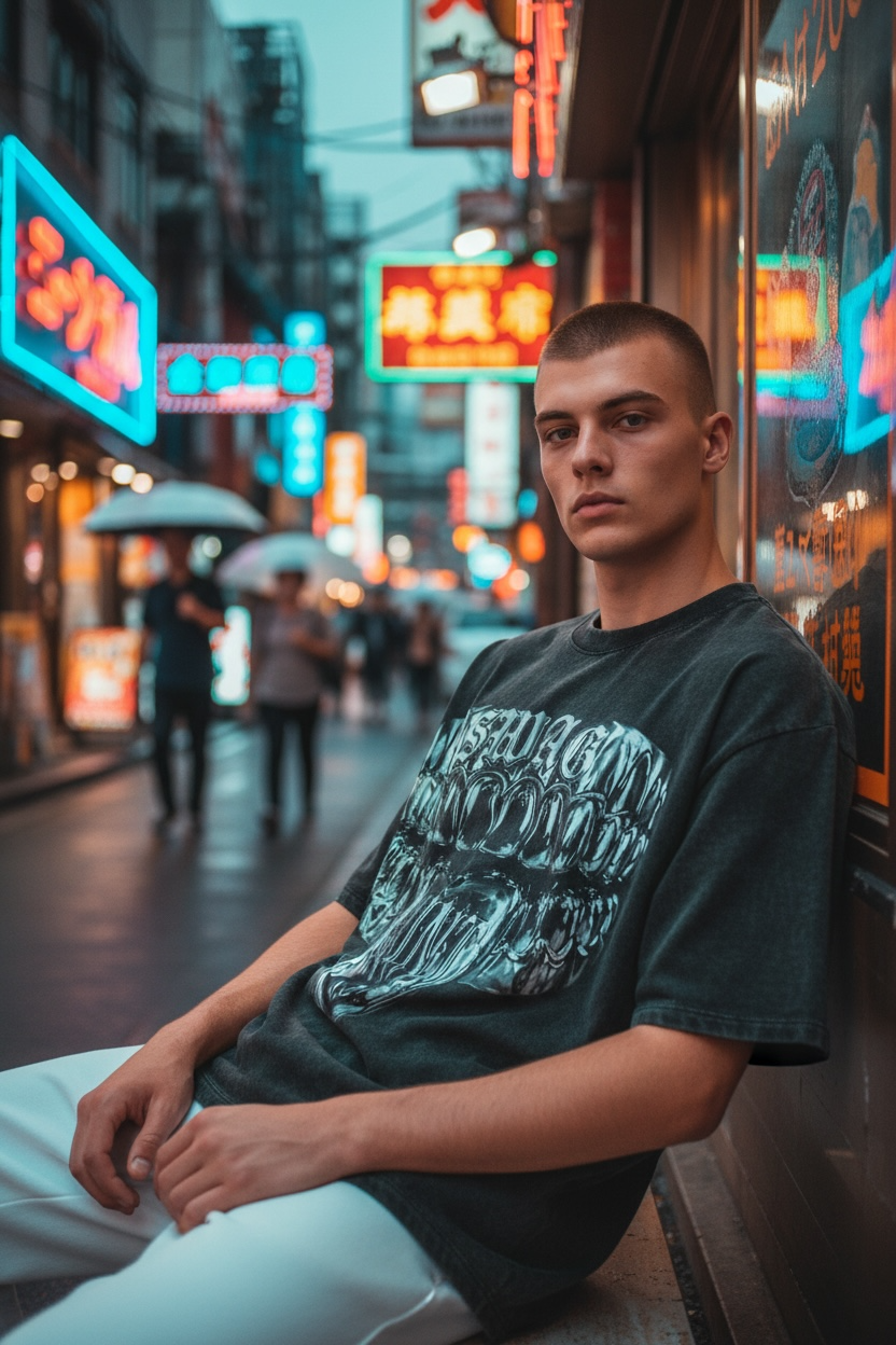 SWAG SAINT | ACIDWASH OVERSIZED TEE
