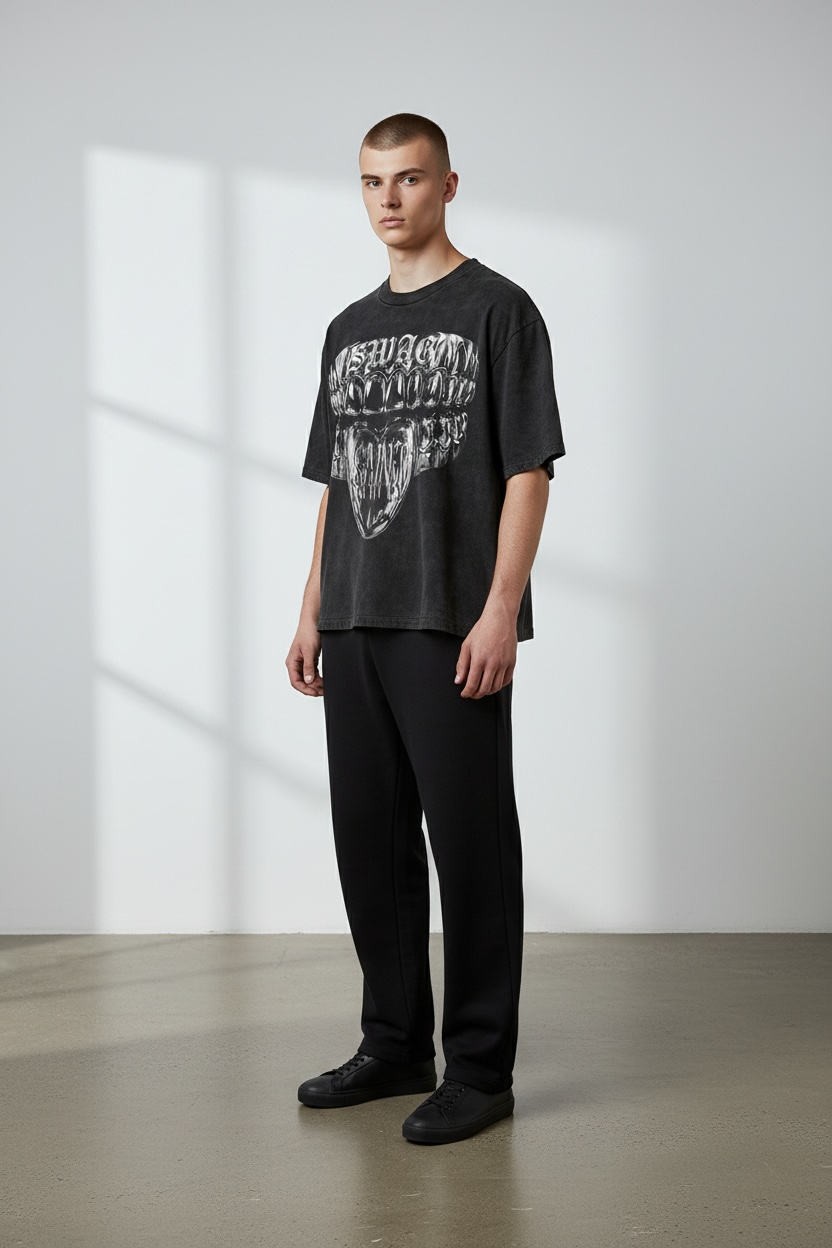 SWAG SAINT | ACIDWASH OVERSIZED TEE